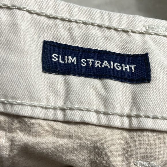 American Eagle Outfitters Light Khaki Slim Straight Pants- size 29 - Picture 10 of 16